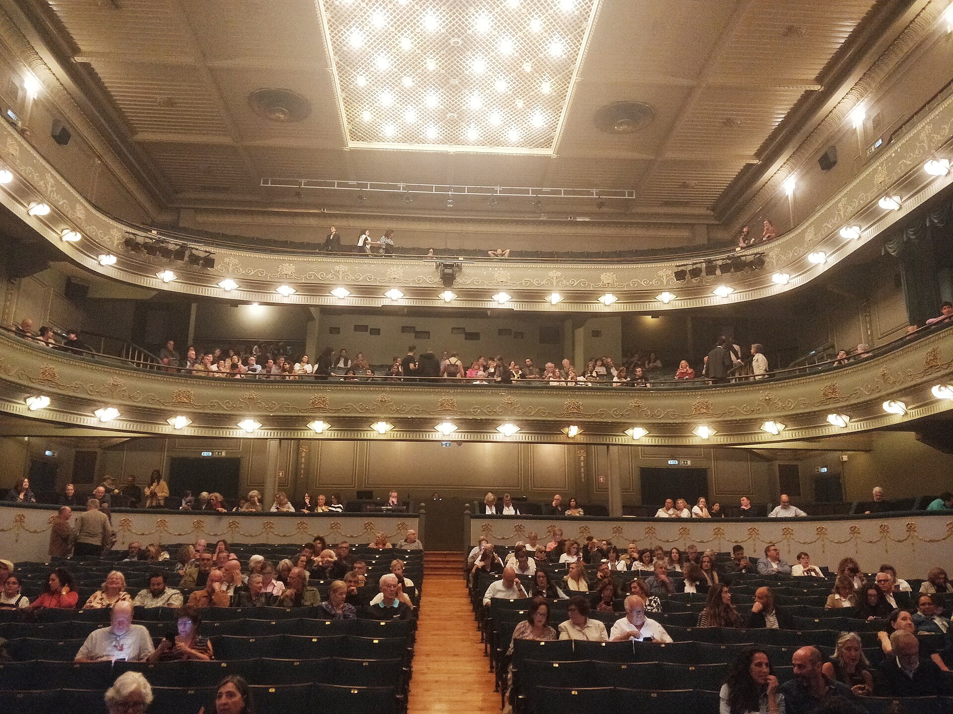 Interior of Teatro Tivoli in Lisbon